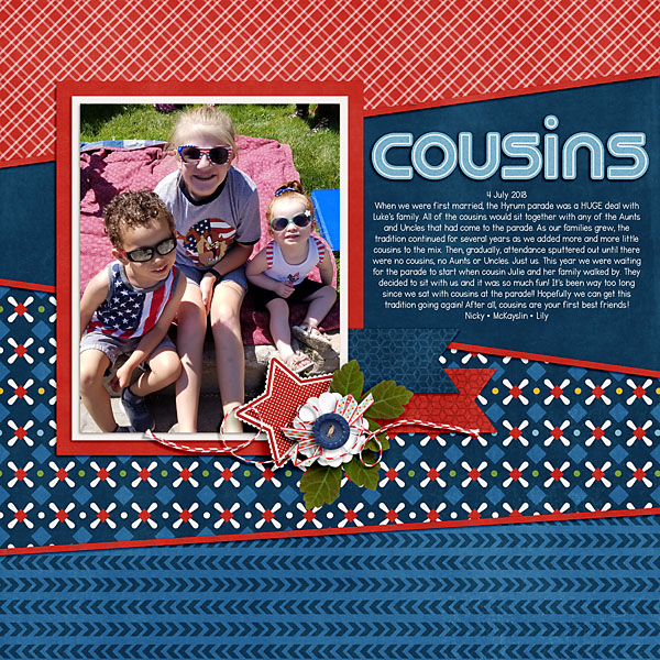 Cousins at the Parade