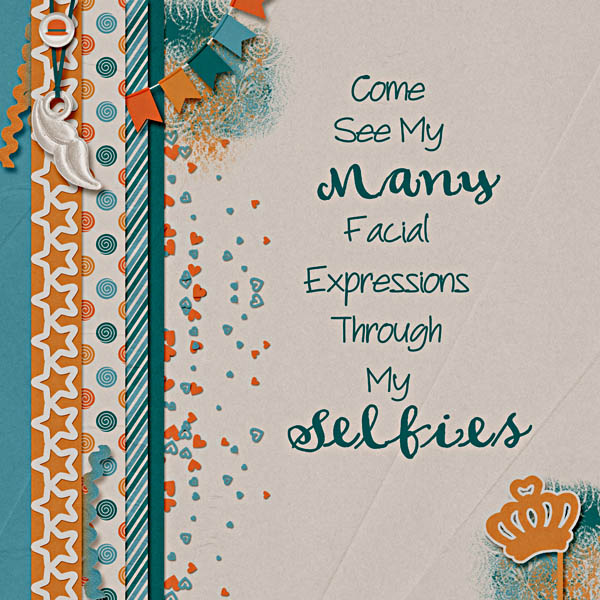 Cover Page for Selfies