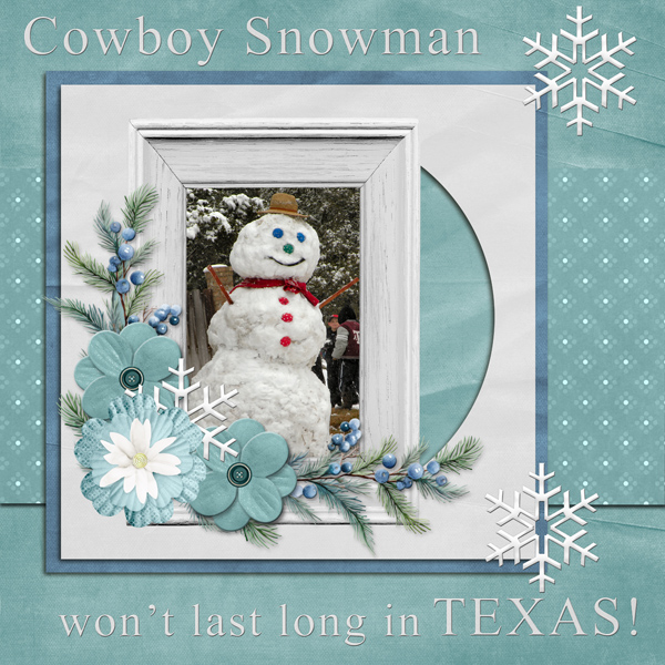 Cowboy Snowman