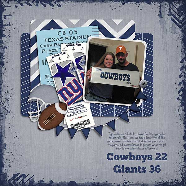 Cowboys 22 Giants 36