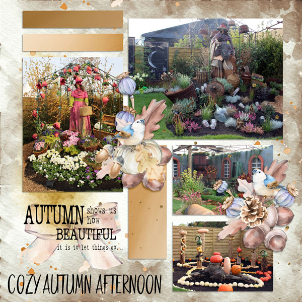 Cozy afternoon autumn