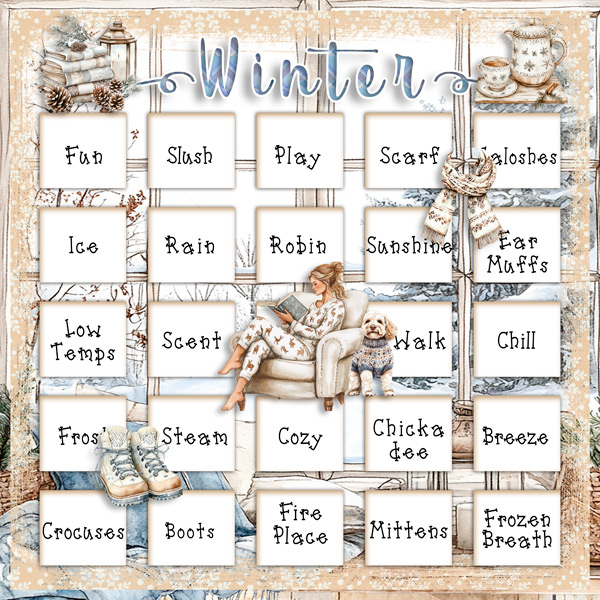 Cozy Winter Words
