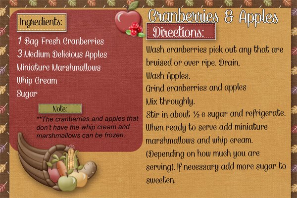 Cranberry & Apples