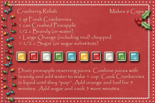 Cranberry Relish