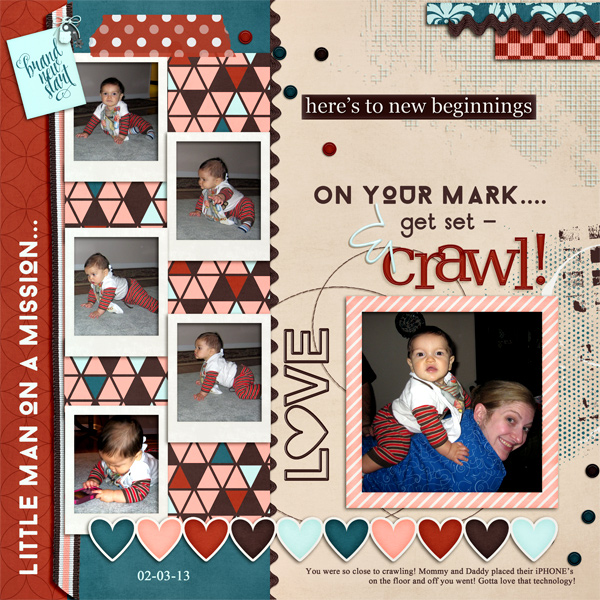 Crawling @6.5 months