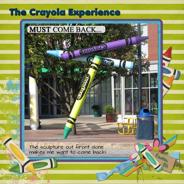 Crayon Sculpture