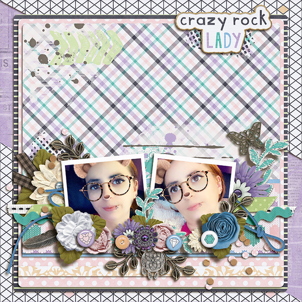 Crazy rock lady