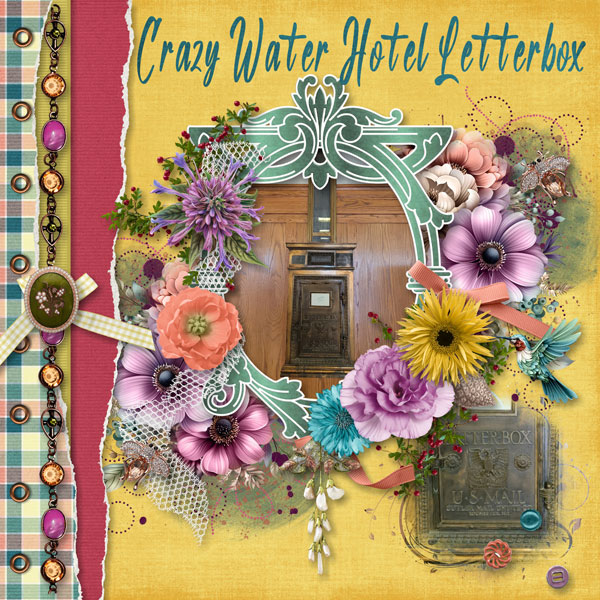 Crazy Water Hotel Letterbox