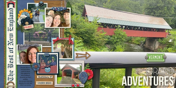 Creamery Covered Bridge in Vermont