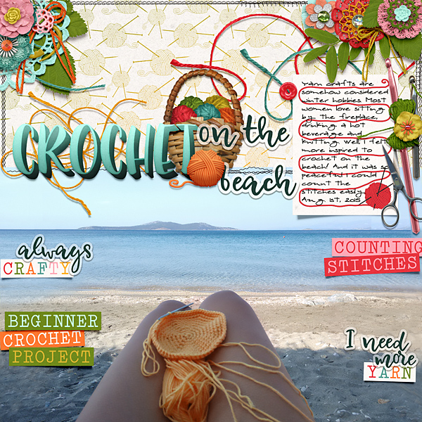 Crochet on the beach
