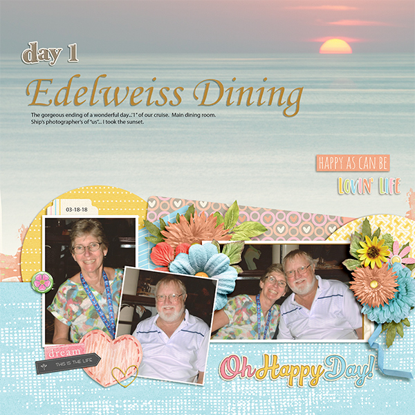 Cruise Day 1 dining
