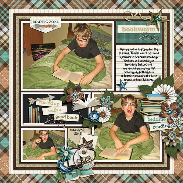 Curled up with a good book