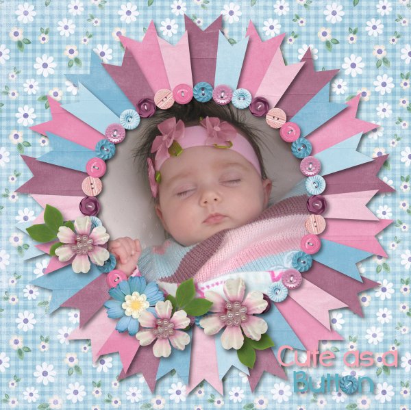 cute as a button