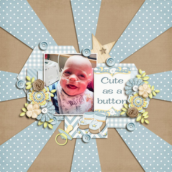 Cute as a button