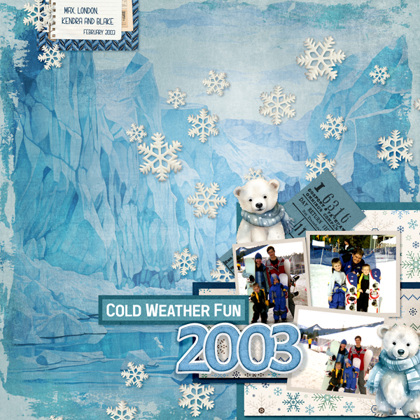 Cute Critters Polar Bears kit from Designs by Connie Prince
