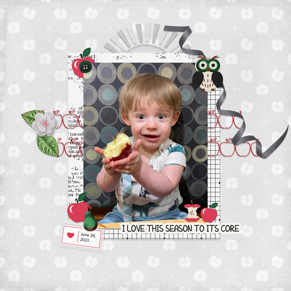 Cute Little Apple Eater