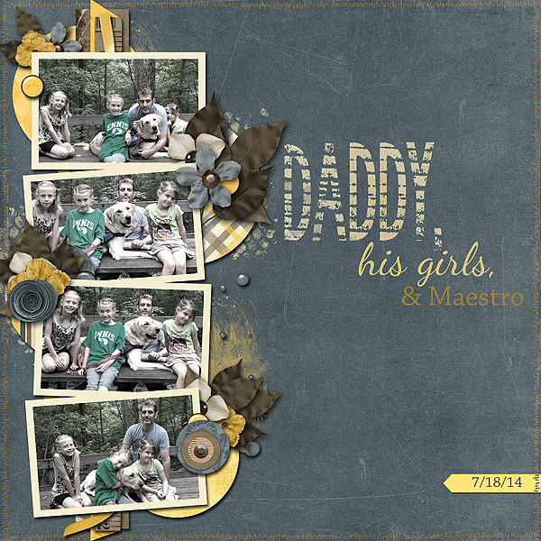 Daddy, his girls, + Maestro