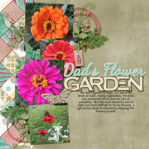 Dad's Flower Garden