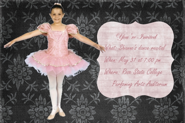 dance invite