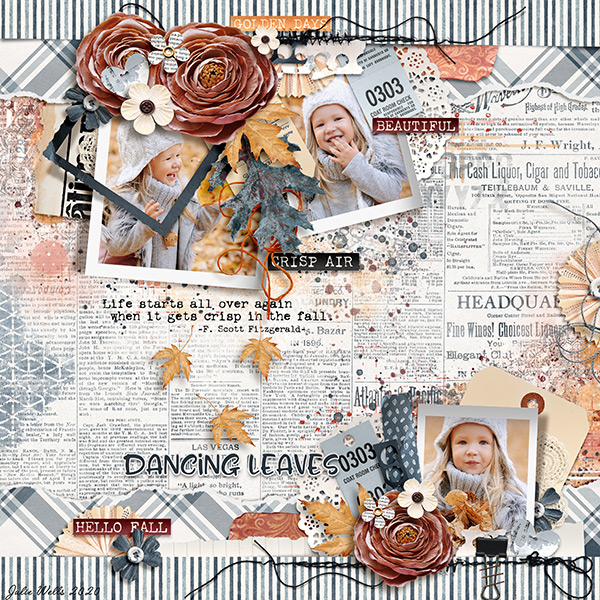 dancing leaves