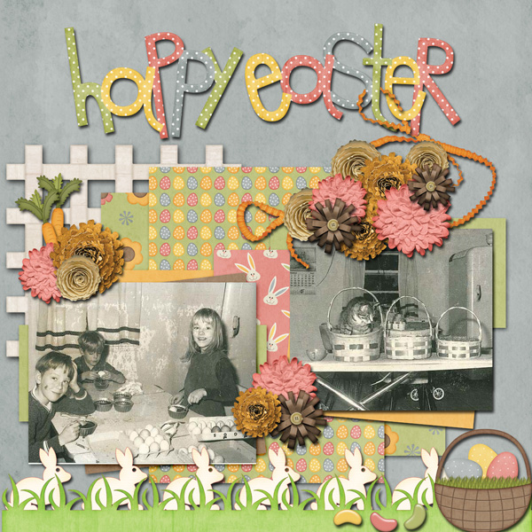 Dandelion Dust Retirement-Bunny Hop Kit with an Amber Shaw Template
