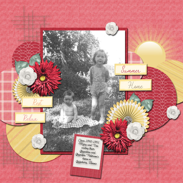 Dandelion Dust-Summer Home free template