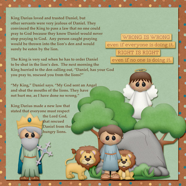 Daniel and the Lions Den