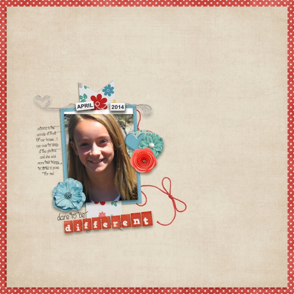Dare to Be Different (February Font Challenge)
