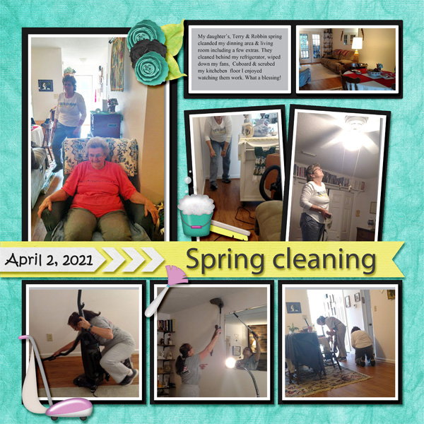 Daughte'sr spring clean