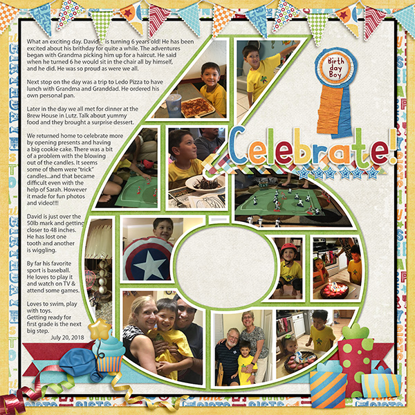 David is 6