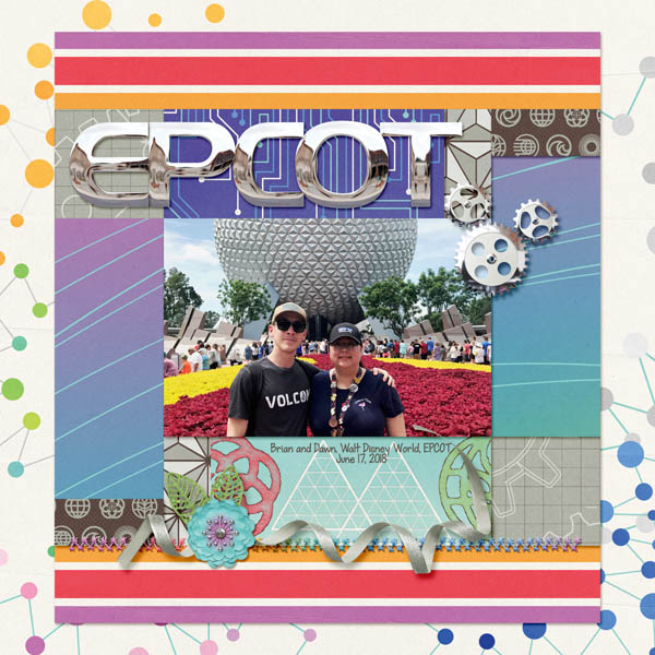 Dawn and Brian at EPCOT