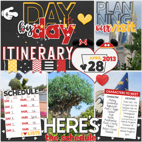 Day by Day Itinerary