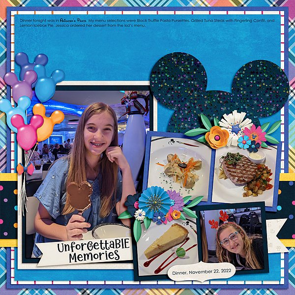 DCL Cruise 2022 - Dinner 11/22