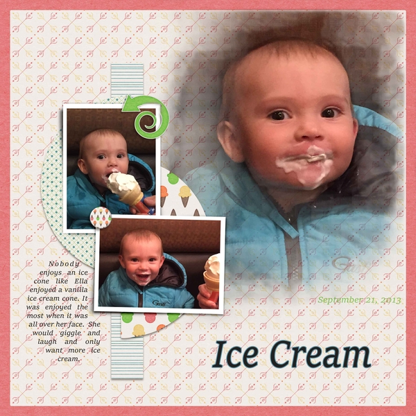 ddd one little word ice cream June 2021