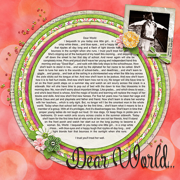 Dear World...