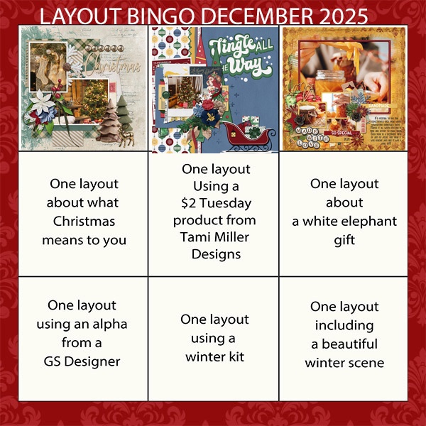 Dec 2025 Bingo Board