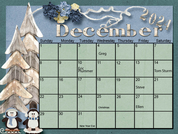 Dec Calendar