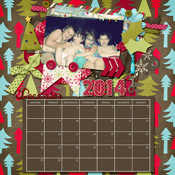 December 2014 Calendar