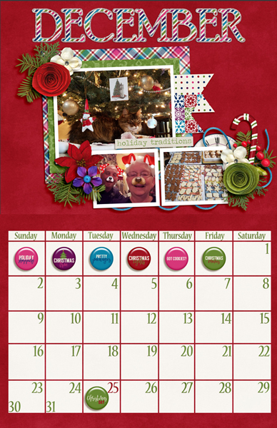 December 2018 Calendar