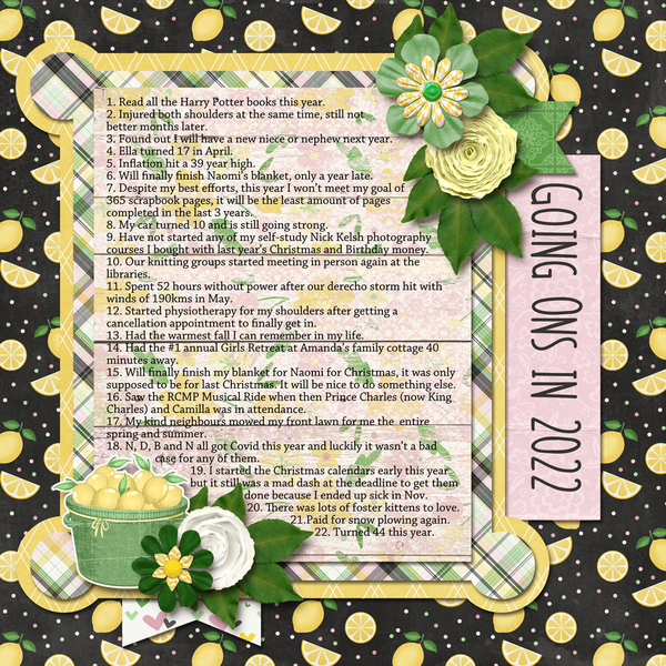 December 2022 A Year Of Blessings Challenge