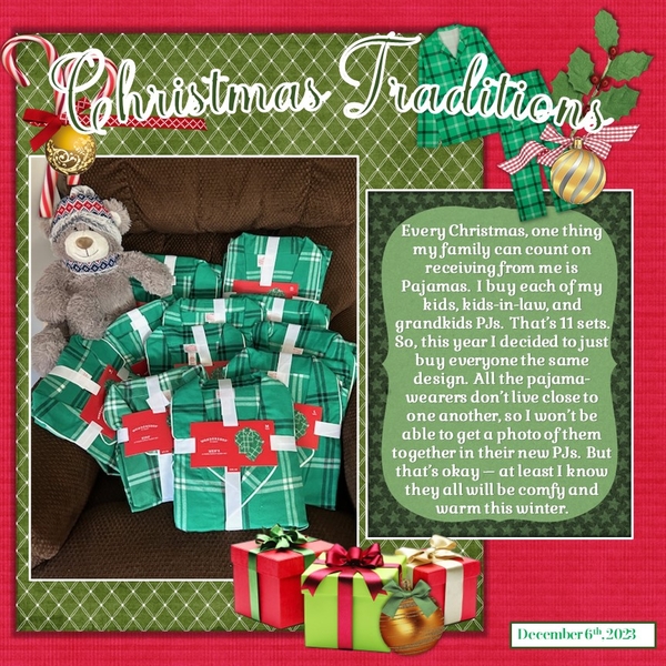 December 2023 My Memories Challenge