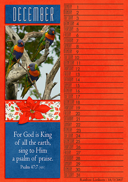 December 2024 Calendar Page