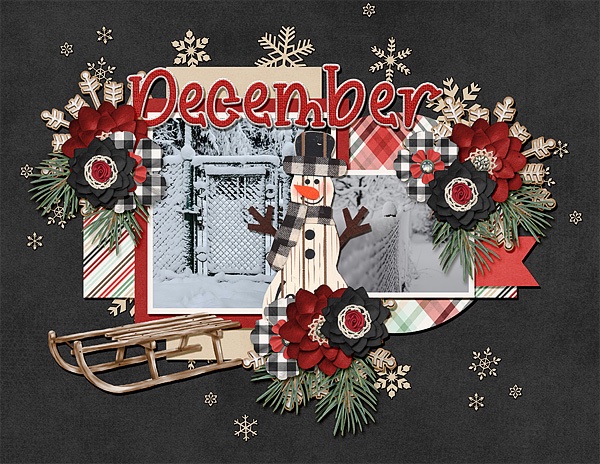 December 2026 Calendar Topper