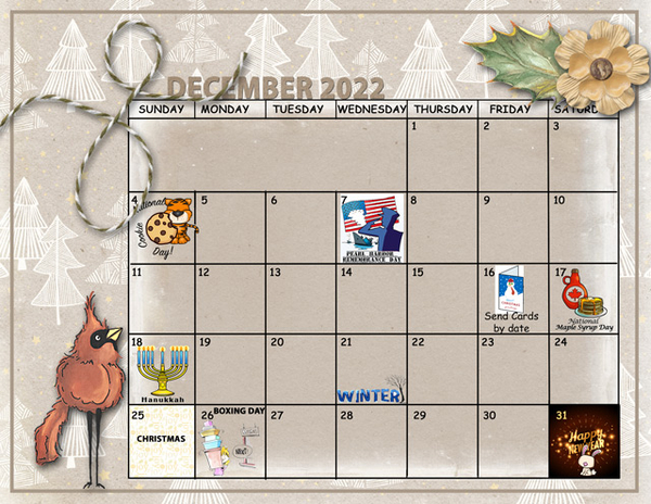 December Calendar