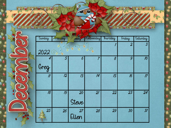 December Desktop 2022