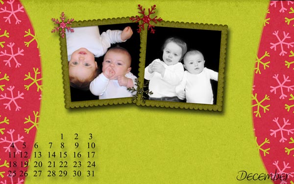 December Desktop Speed Scrap