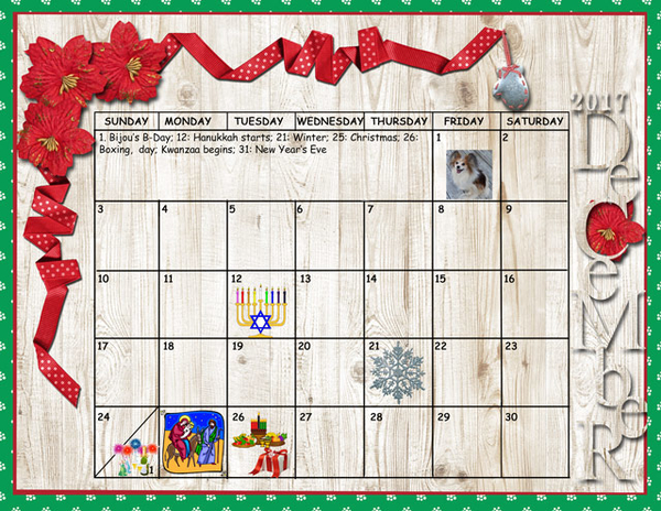 December Sum-Up Calendar