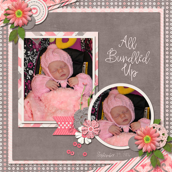 December Template Bundle - Think Pink
