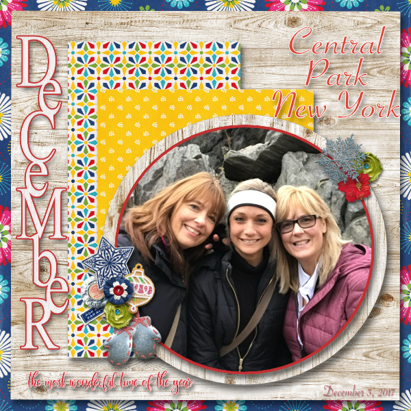 December with my sisters