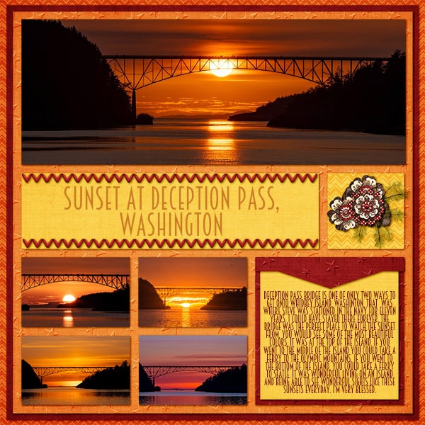 Deception Pass Sunset